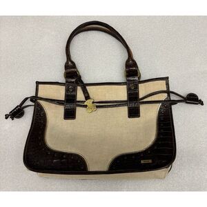 Vintage RARE TOUS Canvas / Leather Everyday Shoulder Tote